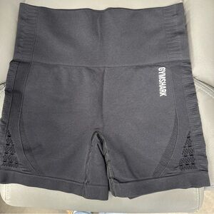 Gymshark Women's Charcoal Athletic Shorts, Size Small
